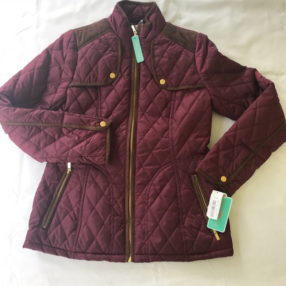 Copper Key Quilted Jacket for girls - Picture 2 of 8